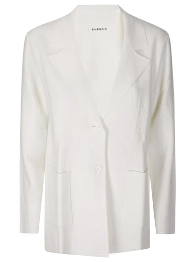 P.a.r.o.s.h White Soft Fabric Jacket