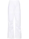 P.a.r.o.s.h White Straight-leg Cotton Cargo Trouser In White