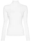 P.a.r.o.s.h Cut-our Roll-neck Jumper In White