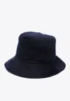 P.a.r.o.s.h Flat-crown Wool Bucket Hat In Blue