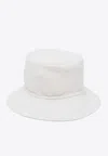 P.a.r.o.s.h Wide-brim Wool Bucket Hat In White