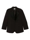 P.a.r.o.s.h Wide-lapel Blazer In Brown