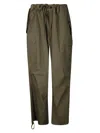 P.a.r.o.s.h . Wide-leg Cargo Trousers In Green
