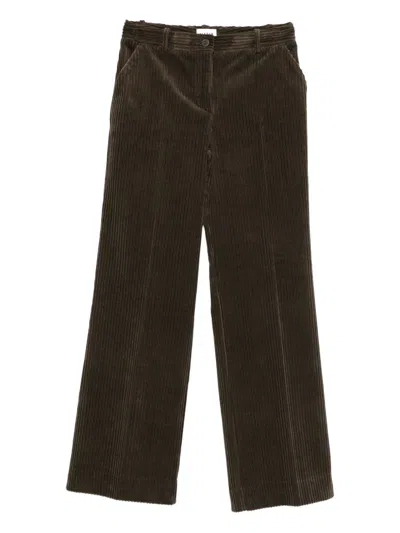P.A.R.O.S.H PAROSH WIDE LEG COURDUROY TROUSERS