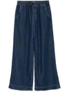 P.a.r.o.s.h Wide-leg Jeans In Blue