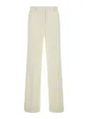 P.a.r.o.s.h . Wide-leg Pantalone With Tailored Finish In White