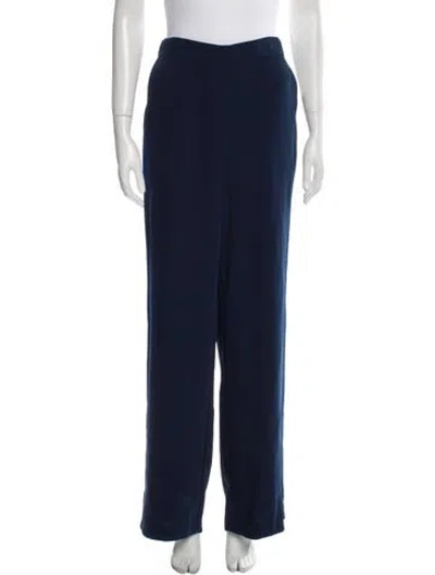 Pre-owned P.a.r.o.s.h Wide Leg Pants In Blue