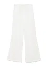 P.a.r.o.s.h . Wide-leg Pants With High Waist In White
