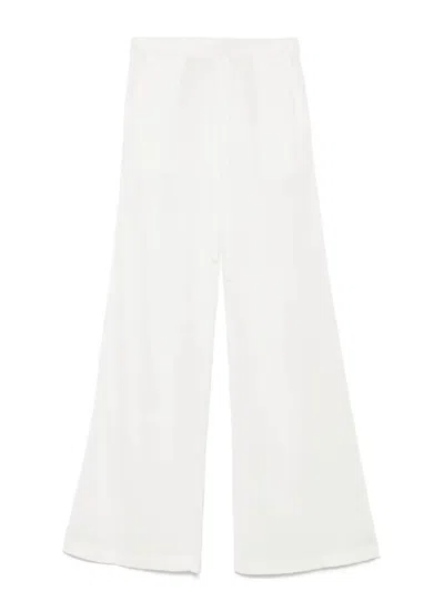 P.a.r.o.s.h . Wide-leg Pants With High Waist In White