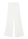 P.a.r.o.s.h . Wide-leg Pants With High Waist In White