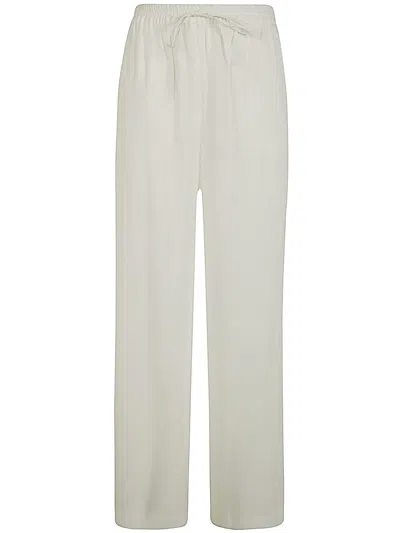 P.a.r.o.s.h Parosh Wide Leg Silk Trouser In Neutral