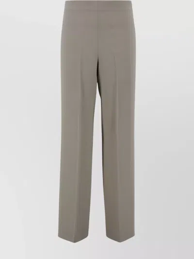 P.a.r.o.s.h Wide Leg Tailored Pants In Gray