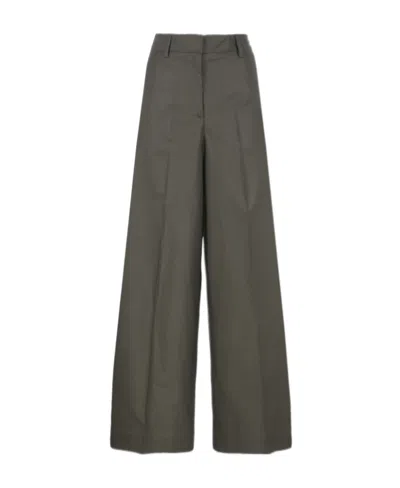 P.a.r.o.s.h Wide-leg Tailored Trousers In Black