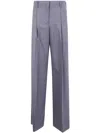 P.a.r.o.s.h Parosh Wide Leg Troseurs In Blue