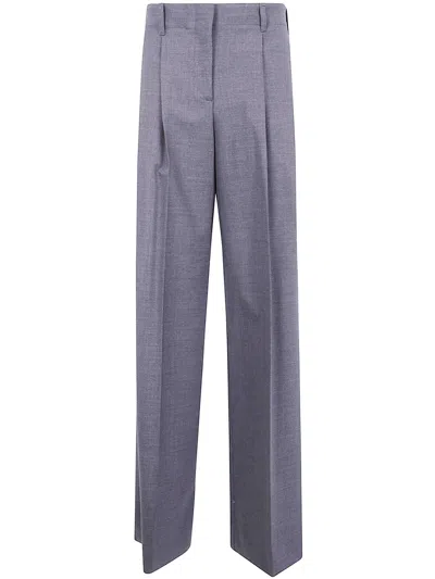P.a.r.o.s.h Parosh Wide Leg Troseurs In Blue