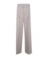 P.a.r.o.s.h Parosh Wide Leg Troseurs In Gray