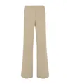 P.a.r.o.s.h Palazzo Trousers With Relaxed Silhouette And Practical Pockets In Green