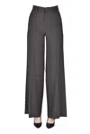 P.a.r.o.s.h Wide Leg Trousers In Gray