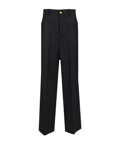 P.a.r.o.s.h Wide-leg Trousers In Blue