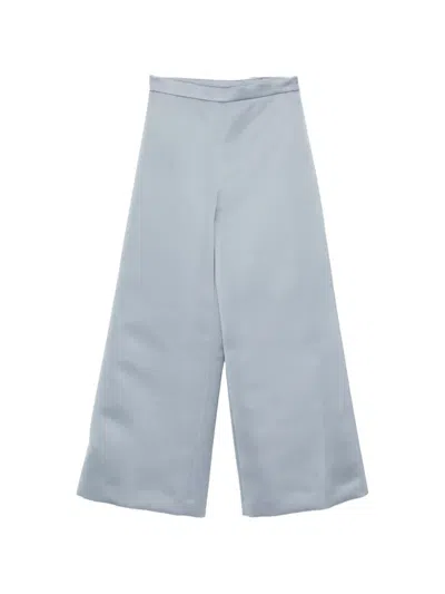 P.a.r.o.s.h Wide-leg Trousers In Blue