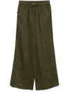 P.a.r.o.s.h Wide-leg Trousers In Green