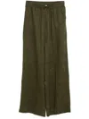 P.a.r.o.s.h Wide-leg Trousers In Green