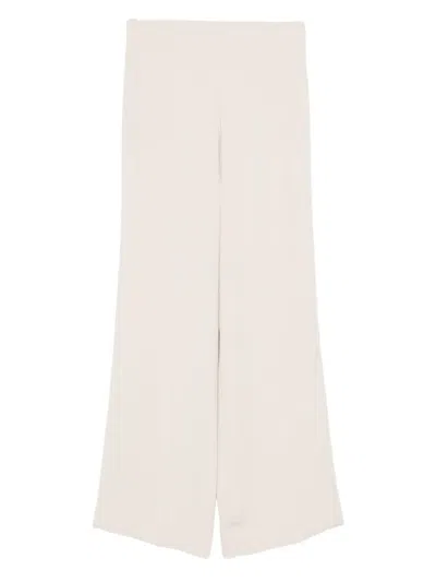 P.a.r.o.s.h Wide-leg Trousers In Neutral