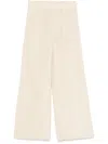 P.a.r.o.s.h Wide-leg Trousers In Neutrals