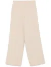 P.a.r.o.s.h Wide-leg Trousers In Neutrals