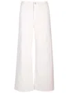 P.a.r.o.s.h Multiple-pockets High-waisted Trousers In White