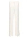 Shop P.a.r.o.s.h Wide Leg Trousers White
