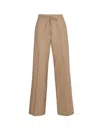 P.a.r.o.s.h . Wide-leg Trousers With High Waist In Brown