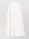 P.a.r.o.s.h Wide Leg Trousers With Pleats And Pockets In White