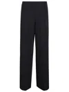P.a.r.o.s.h . Wide-leg Trousers With Tailored Finish And Comfort Waistband In Black