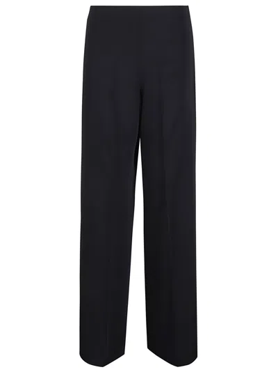 P.a.r.o.s.h . Wide-leg Trousers With Tailored Finish And Comfort Waistband In Blue