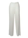 P.a.r.o.s.h Logo Straight Casual Pants In White