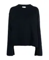 P.a.r.o.s.h Wide-sleeve Wool Jumper In Black