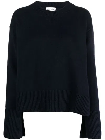 P.a.r.o.s.h Ribbed-detail Wool Jumper In Nero