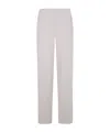 P.a.r.o.s.h Straight Trousers With Elastic Waistband And Side Pockets