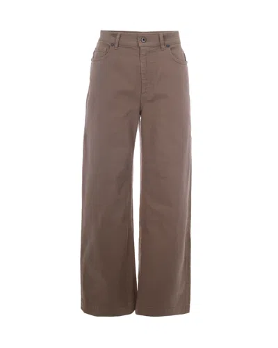 P.a.r.o.s.h Parosh Wide-leg Jeans In Sabbia