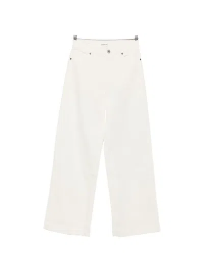 P.a.r.o.s.h Wide-leg Trousers In White