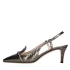 P.a.r.o.s.h P. A.r. O.s. H. Woman Pumps Emerald Green Size 11 Leather In Grigio Metallici E Grigi