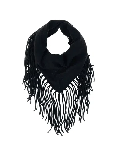 P.a.r.o.s.h Without Fringe-trim Scarf In Black