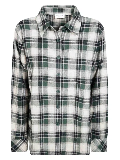 P.a.r.o.s.h Parosh Women's Cotton Fantasia Shirt In Verde