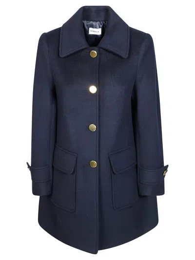 P.a.r.o.s.h Parosh Women's Double-breasted Overcoat In Blu