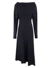 P.a.r.o.s.h P. A.r. O.s. H. Draped Cady Dress In Blue