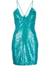 P.a.r.o.s.h Parosh Sequined Mini Dress In Multi