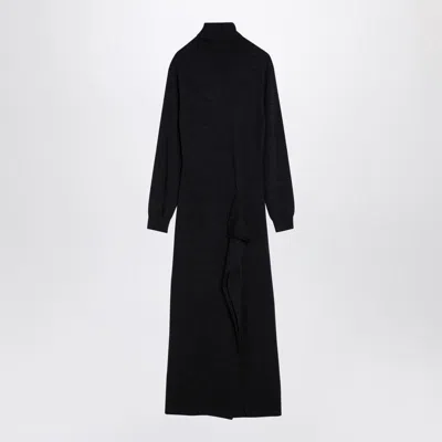 P.A.R.O.S.H WOMEN'S GREY TURTLENECK DRESS