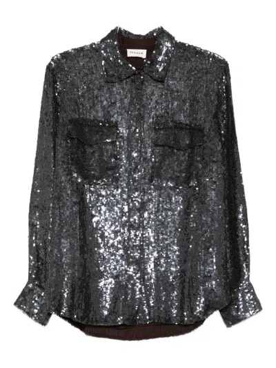 P.a.r.o.s.h Parosh Women's Shirts In Metallic