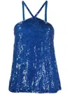 P.a.r.o.s.h P. A.r. O.s. H. Woman Top Bright Blue Size S Viscose In Blue